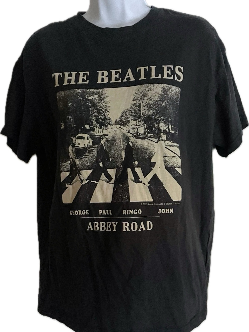 H&M Black Abbey Road Beatles Graphic Tee